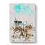 The Neuschwanstein Castle In Germany Watercolour - Wrapped Canvas-61883499