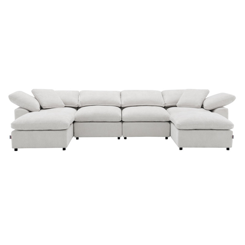 Blaese 6-piece U-shape Modular Sectional Sofa