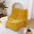 Bean bag Chair with button tufted back-1007366779