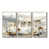 Toile naturelle avec cadre flottant