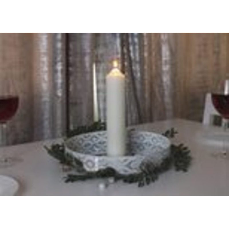 Unscented Pillar Candle, 22cm H x 5cm W x 5cm D