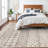 Small Rug Washable - Moroccan Kitchen Area Rugs Low Pile Indoor Mat Non Slip with Rubber Backing Soft Area Rug Pet Friendly for for Entryway Front Door Bedroom Geo Beige-1083625550
