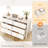 Modern Fluted 6 Drawer Dresser-1141658671