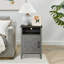 Table de chevet 16 po avec rangement ouvert et armoire Farmhouse