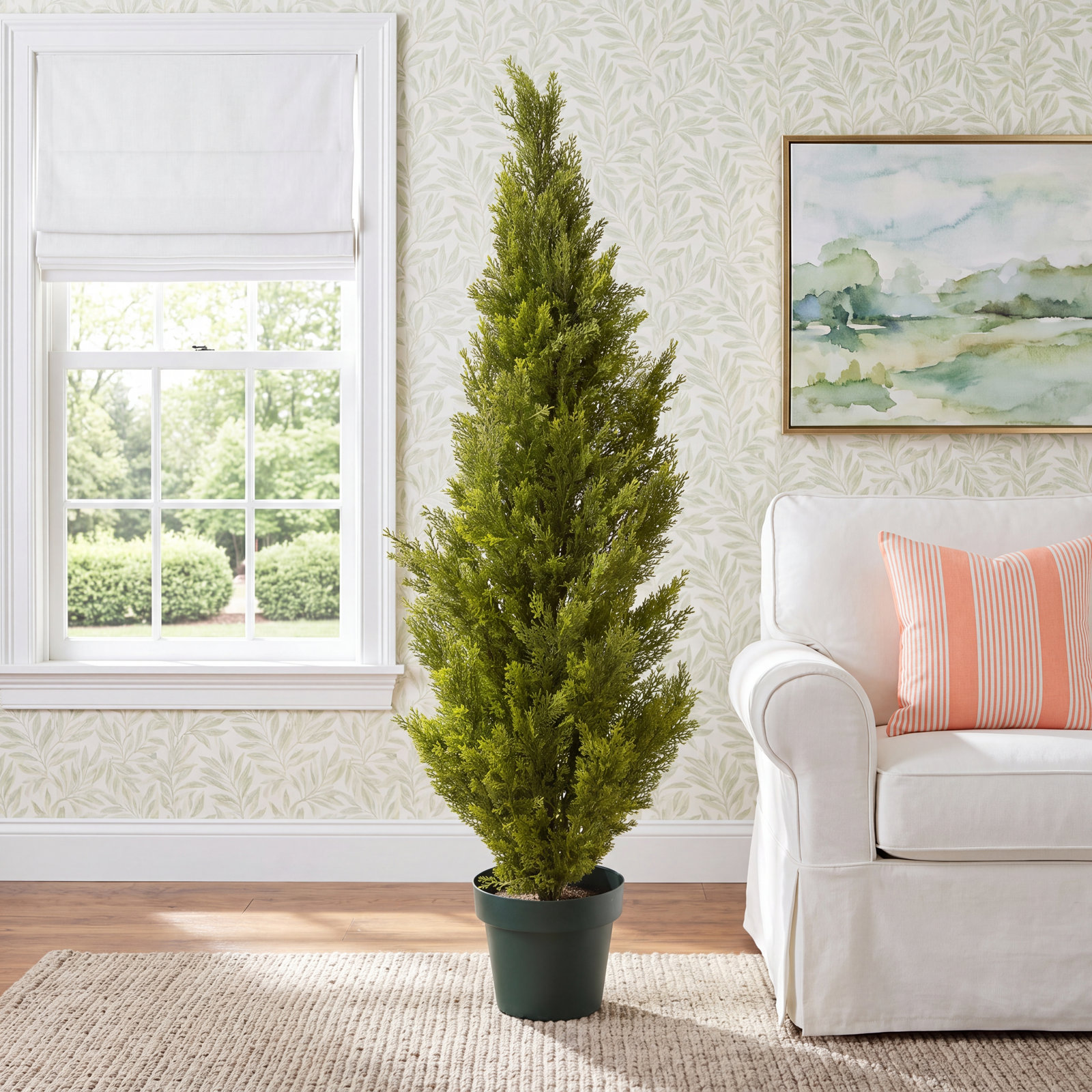 53" Cedar Topiary in Pot