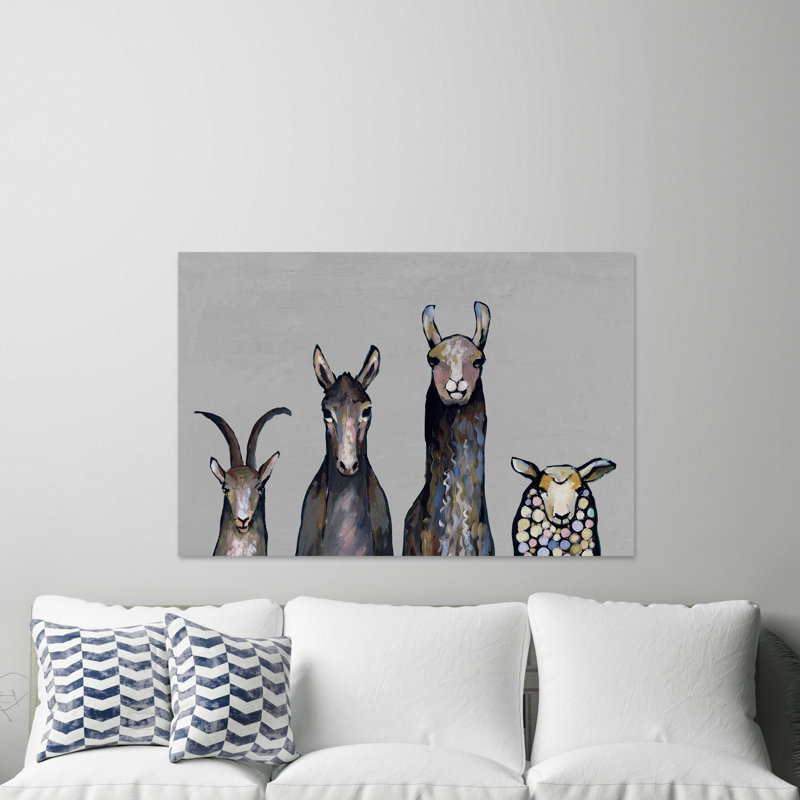 «Animal Row III», reproduction sur toile tendue, H 12 po x l 18 po x P 1,5 po