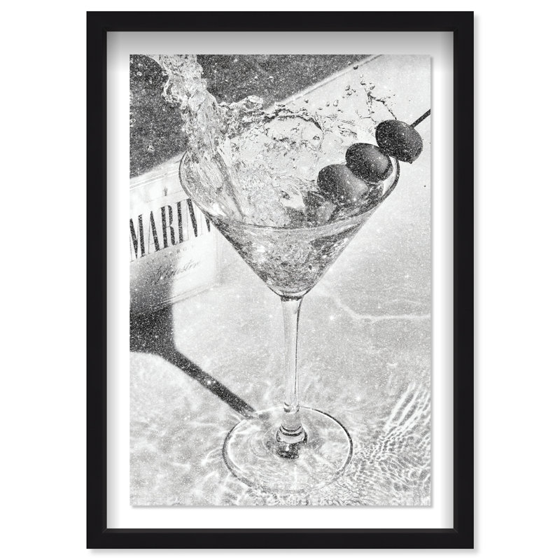 Chill Time II Shadowbox Food & Beverages Print by Oliver Gal, Black Frame, 10 x 15, 46.5"H x 31.5"W, Black Shadowbox