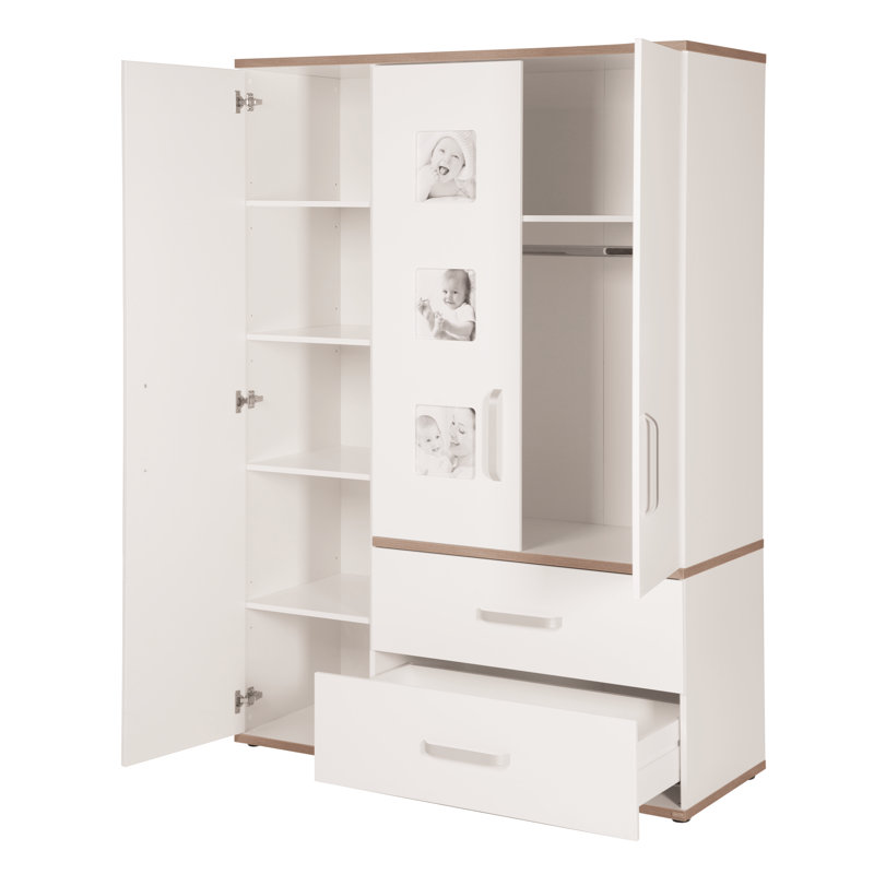 Pia 3 Door Wardrobe