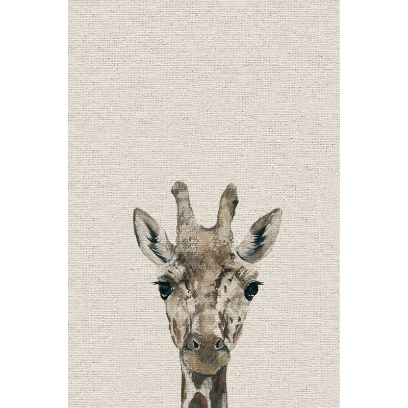 «Cheeky Giraffe II», reproduction sur toile tendue, H 36 po x l 24 po x P 1,5 po