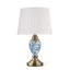 Pulcherie 44Cm White/Blue Table Lamp-684900622