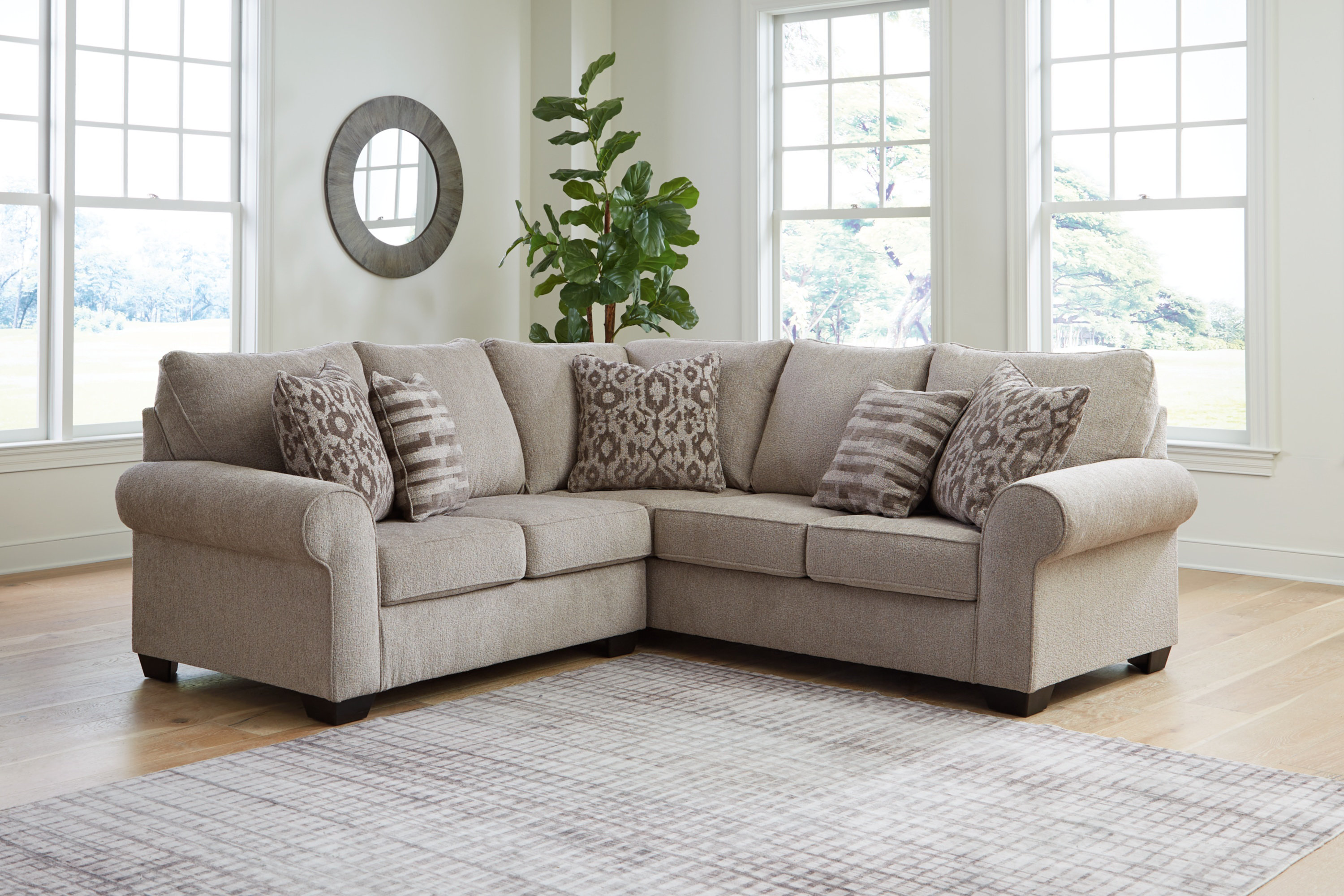 Signature Design by Ashley Claireah 2 - Piece Upholstered Sectional ...