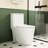 Ceramic Toilet With 1.1/1.6 , White, Elongated, Comfort Height, Soft Close Seat, & , T036wt Elongated Toilet, Comfortable,