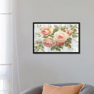 «Vintage Roses» par Danhui Nai - reproduction d'art