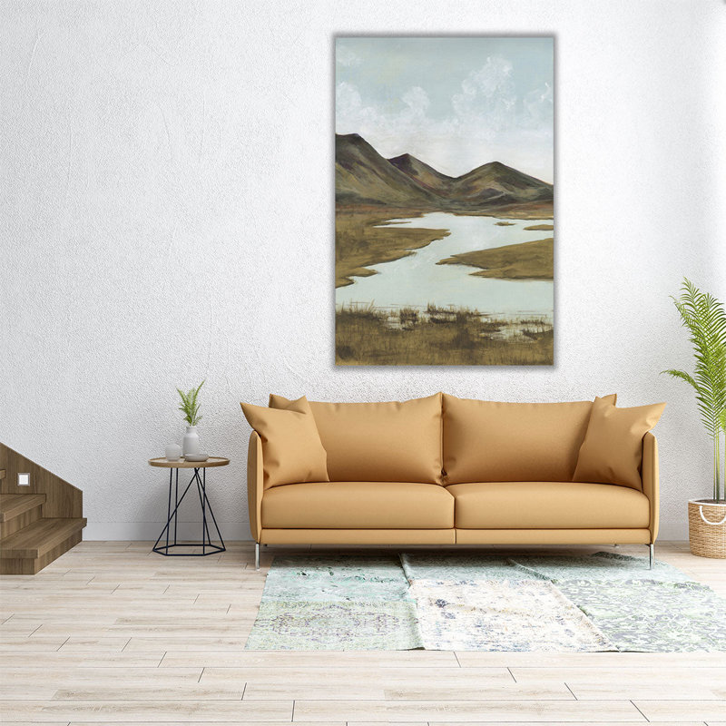 Glacial Lake Horizon II - reproduction d'art sur toile, H 18 po x l 12 po