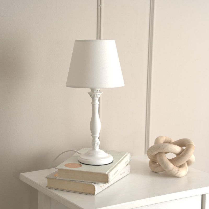 Darian Table Lamp, Yes, White