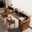 Bureau intégré moderne et simple en bois massif avec bibliothèque et étui-1861315850-1861315852