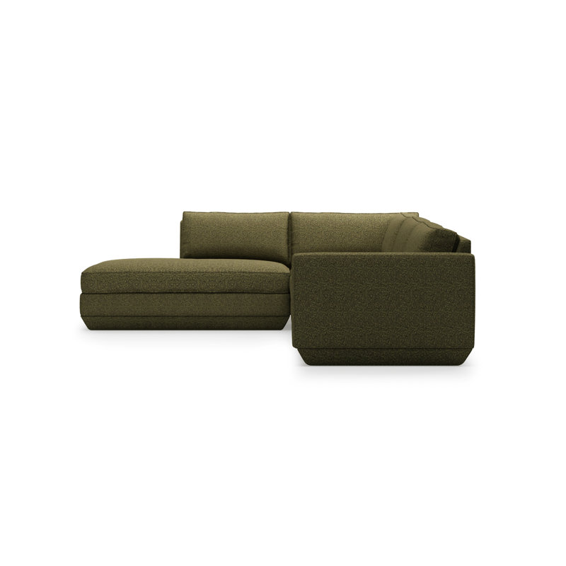 Podium Modular 4 PC Lounge Sectional A, Copenhagen Terra, Left Hand Facing