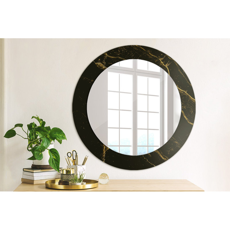 Huldar Glass Flat Wall Mirror, 60cm H x 60cm W