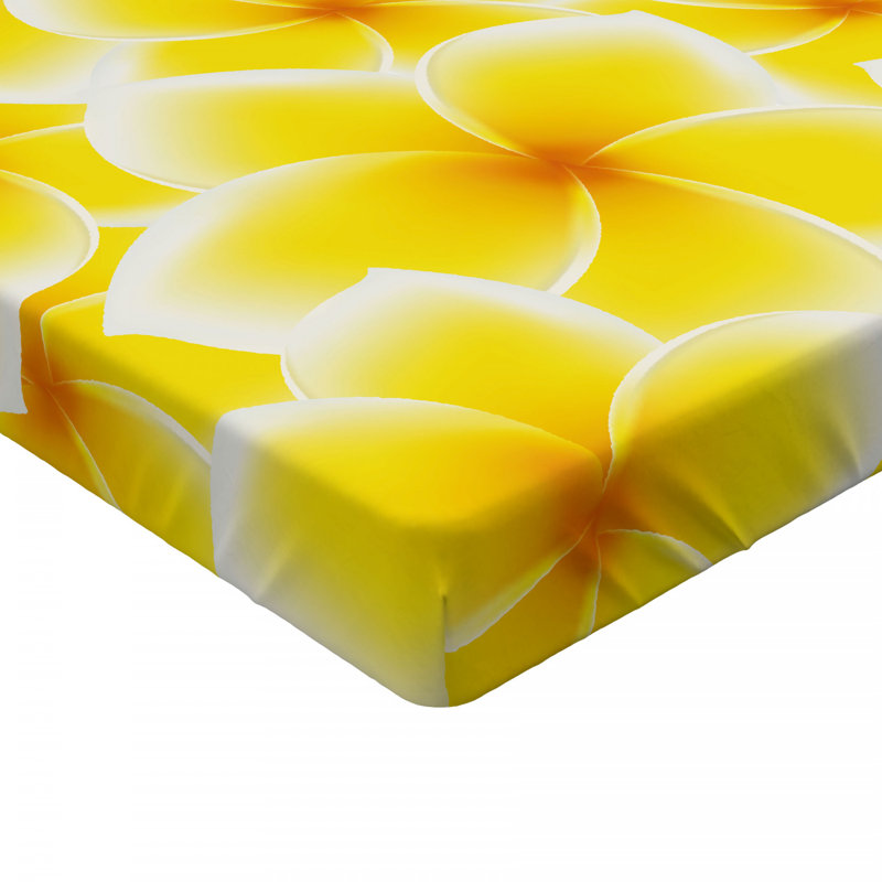 Microfiber Floral Fitted Sheet, Full Fitted Sheet