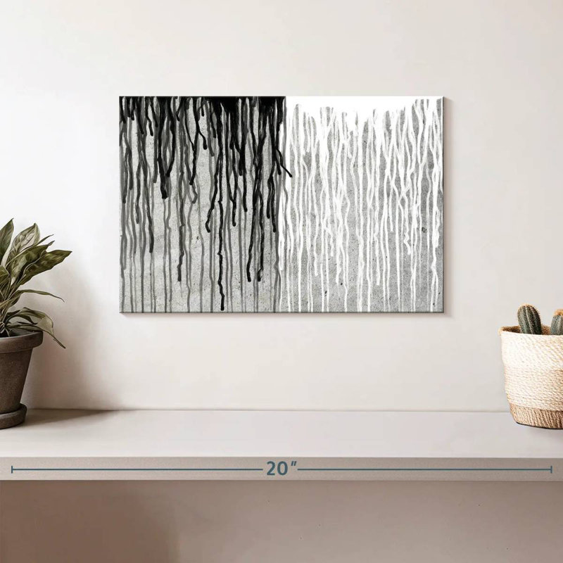 Avery BW Paint Drip, 8" H x 12" W