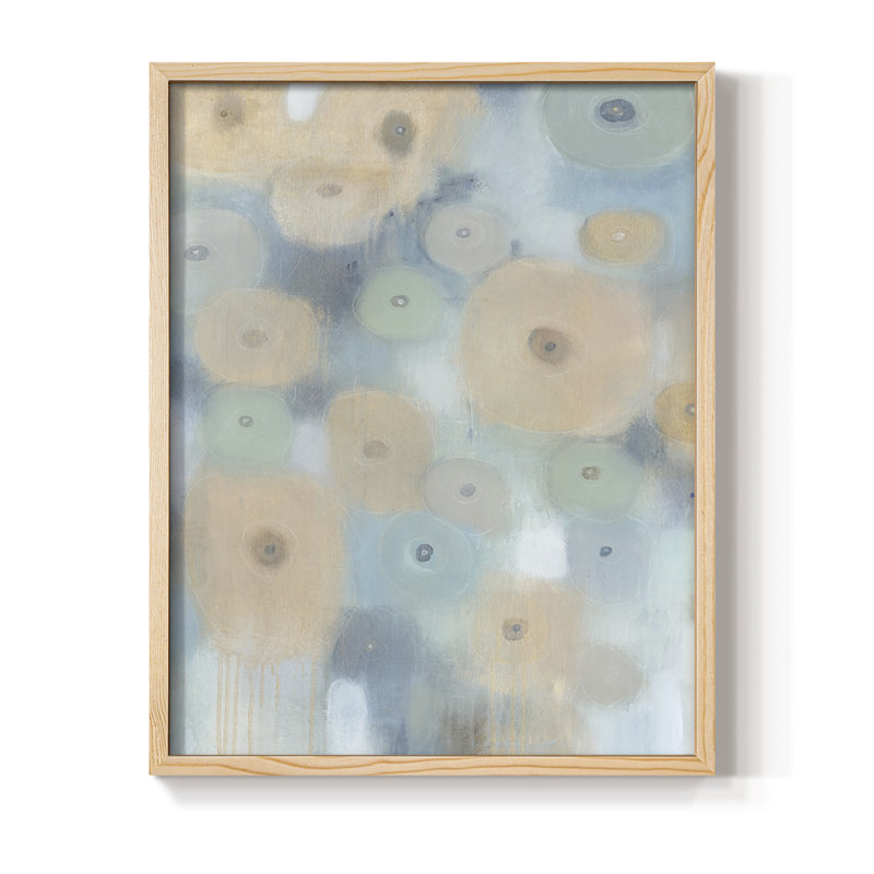 Spinning Wheels I Framed Print - Solid Wood, 15" H x 12" W
