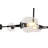 Pendent 6 - Light Dimmable Sputnik Modern Linear Chandelier-1346594242-1475129902