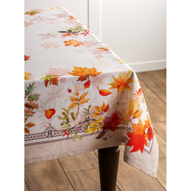 Floral 100% Cotton Tablecloth, 60" x 60", Floral 6
