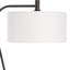Lampe sur pied courbée Cathelene