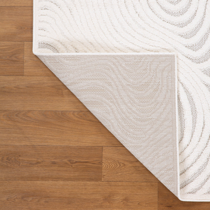 Modern Abstract Shapes Area Rug, Rectangle 2' x 3'