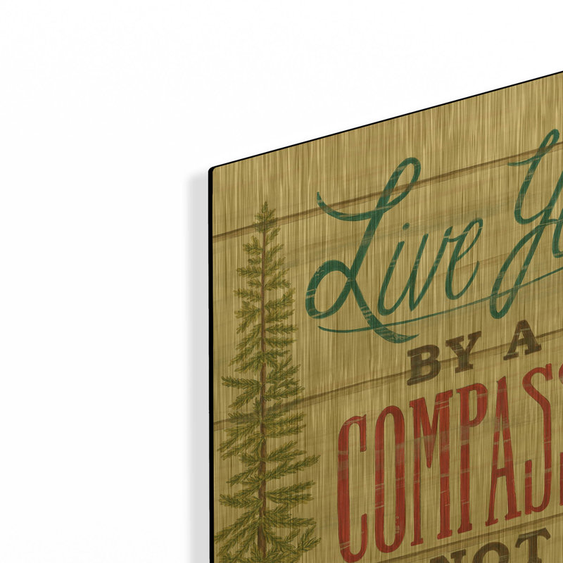 " Compass Not a Clock " Print, 24"x24"