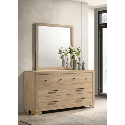 Commode 6 tiroirs avec miroir Merritt