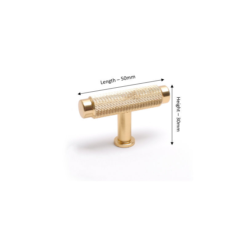 Lansen 5 cm centre Bar Handle, Gold