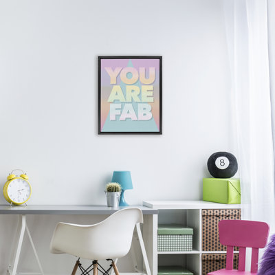 You Are Fab Pastels Floating Frame, design by Jilly Jack Designs