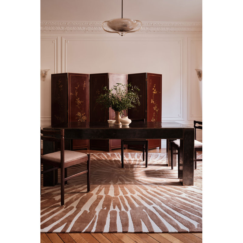 The Rug Company X Winch Design Helia Rust Area Rug, Rectangle 10' x 14'