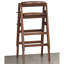 2 tabourets de comptoir empilables de style Mid-Century moderne en bois d'hévéa massif avec teinte noyer, siège confortable l 16 po x P 19,66 po H 27,97 po, paire d'accoudoirs confortables