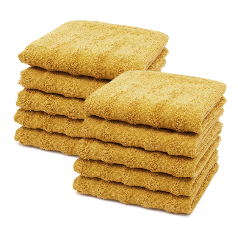 Midweight Fingertip Towel, Mustard