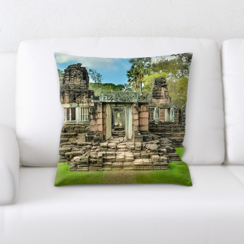 Landscapes Microsuede Reversible Throw Pillow