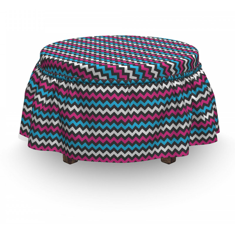 Box Cushion Ottoman Slipcover