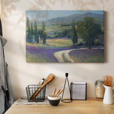 Lavender Meadow II-Gallery Wrapped Canvas