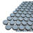 Glossy Penny Round 12x12 Mosaic Tile Porcelain for Wall & Floor tile (set of 20)-50017434
