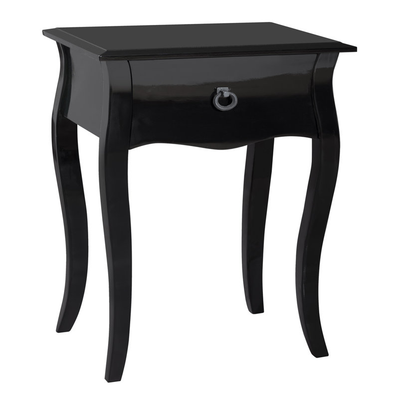 Cabinet d’Accent Lido 1 tiroir, Noir