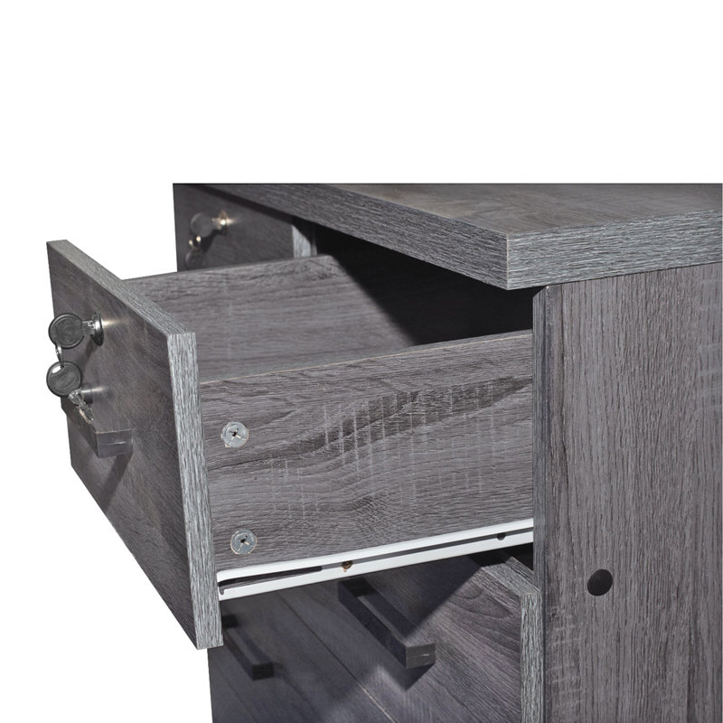 Maray 31.5'' W 7 - Drawer Dresser, Gray
