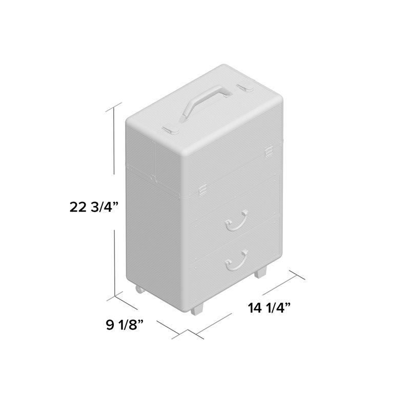 Colette Rolling Cosmetic, Argent