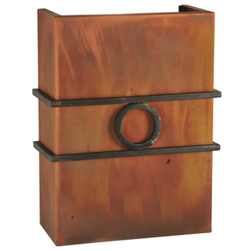 Rustic Lodge Flush Mounted Sconce, LED