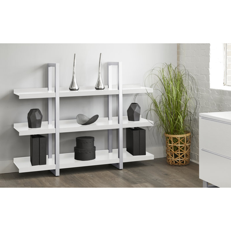 Étagère à livres en acier H 48 "x l 59" Katahdin, Blanc