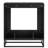 Black Electric Fireplace