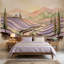 Papier peint amovible paysage vert-982537326-982537328