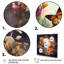 Ryze, miroir floral antique avec papillons I sur toile-88531468-88531465
