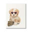 «Stupell Industries Trendy Puppy with Purse», art mural sur toile par Masey St. Studios-91326054-91326056
