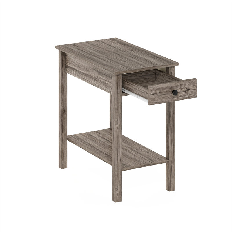 End Table with Storage, French Oak